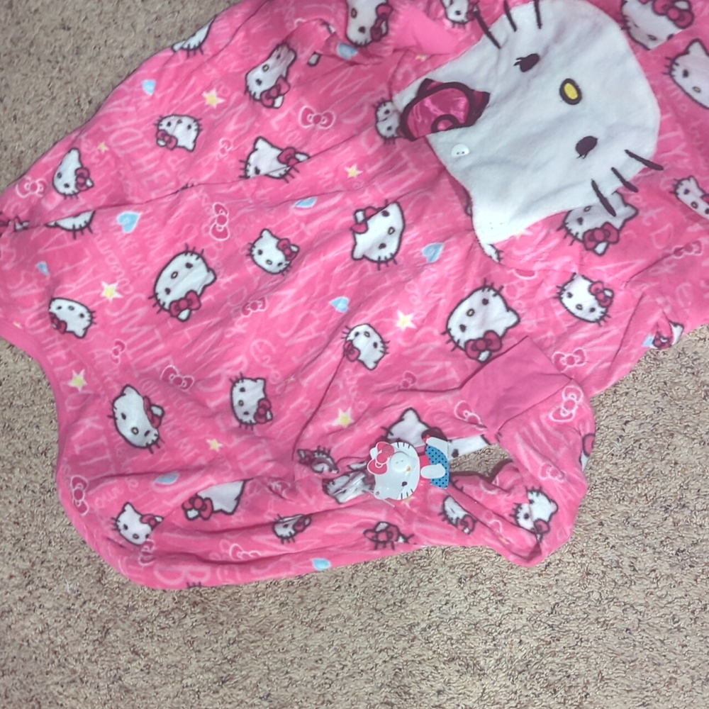 Pink Hello Kitty Pajama Onesie - Picture 5 of 11
